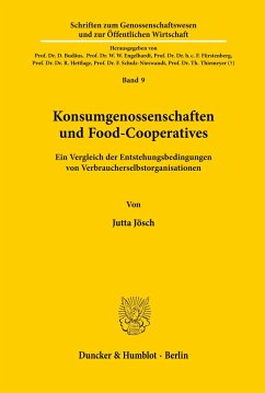 Konsumgenossenschaften und Food-Cooperatives. - Jösch, Jutta