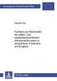 Funktion und Reichweite der aktien- und kapitalmarktrechtlichen Aktionärsinformation in Deutschland, Frankreich und Engl