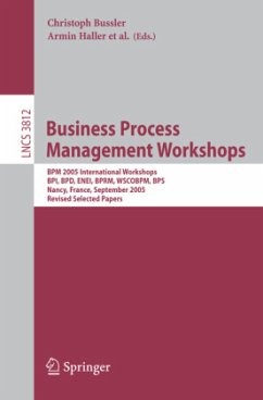 Business Process Management Workshops - Bussler, Christoph / Haller, Armin (eds.)