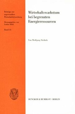 Cover Wirtschaftswachstum bei begrenzten Energieressourcen.