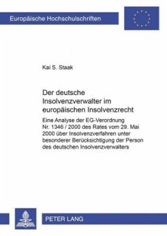 Cover Der deutsche Insolvenzverwalter im europäischen Insolvenzrecht
