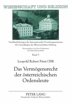 Cover Das Vermögensrecht der österreichischen Ordensleute