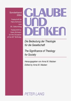 Cover Die Bedeutung der Theologie für die Gesellschaft- The Significance of Theology for Society