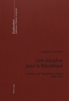 Une discipline pour la République - Gautherin, Jacqueline