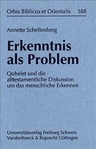 Erkenntnis als Problem - Schellenberg, Annette