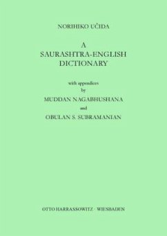 A Saurashtra-English Dictionary - Ucida, Norihiko