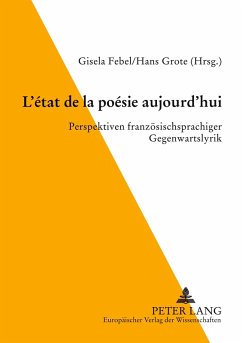 Cover L'état de la poésie aujourd'hui