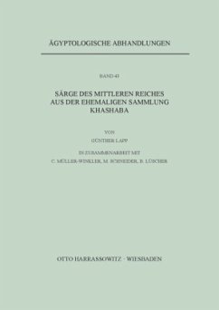 Särge des Mittleren Reiches aus der ehemaligen Sammlung Khashaba - Lapp, Günther