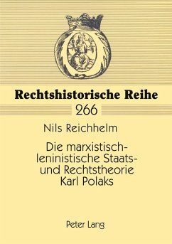 Cover Die marxistisch-leninistische Staats- und Rechtstheorie Karl Polaks