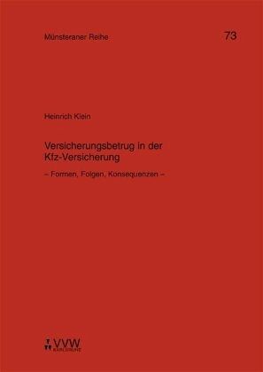 Versicherungsbetrug in der Kfz-Versicherung Versicherungsbetrug in der Kfz-Versicherung