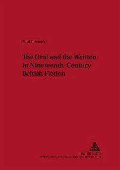 Cover The Oral and the Written in Nineteenth-Century British Fiction