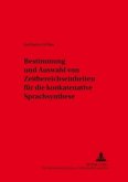 Bestimmung und Auswahl von Zeitbereichseinheiten für die konkatenative Sprachsynthese Bestimmung und Auswahl von Zeitbereichseinheiten für die konkatenative Sprachsynthese