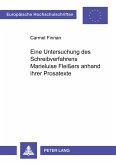 Eine Untersuchung des Schreibverfahrens Marieluise Fleißers anhand ihrer Prosatexte