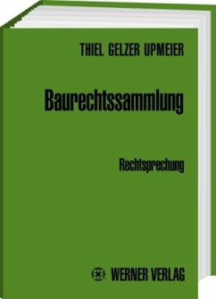 Rechtsprechung 1999 / Baurechtssammlung 62 - Upmeier, Hans-Dieter (Hrsg.)