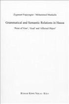 Cover Grammatical and Semantic Relations in Hausa