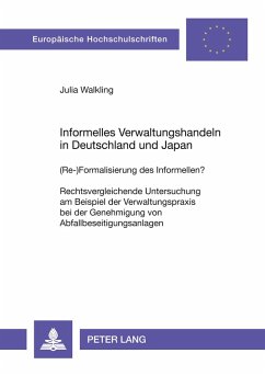 Cover Informelles Verwaltungshandeln in Deutschland und Japan