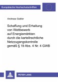 Schaffung und Erhaltung von Wettbewerb auf Energiemärkten durch die kartellrechtliche Netzzugangskontrolle gemäß § 19 Abs. 4 Nr. 4 GWB