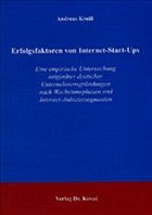 Erfolgsfaktoren von Internet-Start-Ups