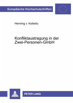 Cover Konfliktaustragung in der Zwei-Personen-GmbH