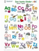 Das bunte Kinder-ABC, Deutsch/Englisch (Poster)
