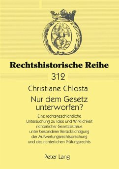 Cover Nur dem Gesetz unterworfen?