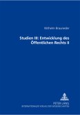 Studien III: Entwicklung des Öffentlichen Rechts II