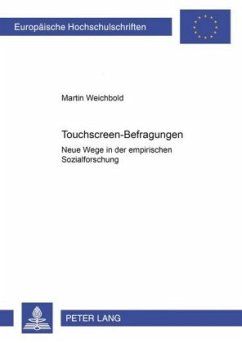 Touchscreen-Befragungen - Weichbold, Martin