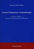 Cover Gerhart Hauptmanns Atridentetralogie
