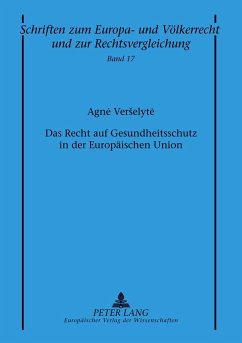 Cover Das Recht auf Gesundheitsschutz in der Europäischen Union