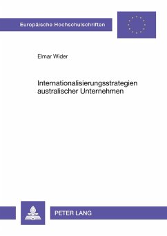 Cover Internationalisierungsstrategien australischer Unternehmen