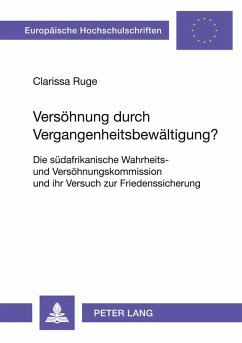 Cover Versöhnung durch Vergangenheitsbewältigung?