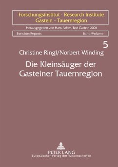 Cover Die Kleinsäuger der Gasteiner Tauernregion