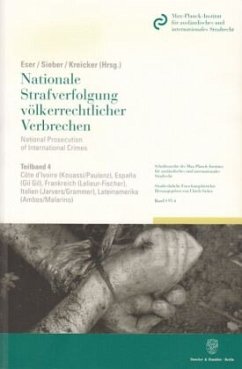 Nationale Strafverfolgung völkerrechtlicher Verbrechen / National Prosecution of International Crimes. - Eser, Albin / Sieber, Ulrich / Kreicker, Helmut (Hgg.)