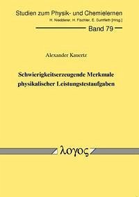 Schwierigkeitserzeugende Merkmale physikalischer Leistungstestaufgaben