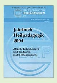 Jahrbuch Heilpädagogik 2004 - Greving, Heinrich