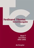 1905-1906 / Ferdinand Tönnies: Gesamtausgabe (TG) Band 7