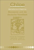 Boccaccio und die deutsche Novellistik