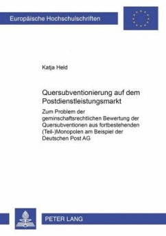 Quersubventionierung auf dem Postdienstleistungsmarkt - Held, Katja