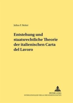 Entstehung und staatsrechtliche Theorie der italienischen 