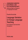 Language Variation in Foreign Language Teaching