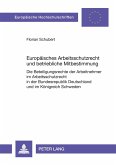 Europäisches Arbeitsschutzrecht und betriebliche Mitbestimmung Europäisches Arbeitsschutzrecht und betriebliche Mitbestimmung