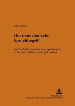 Der neue deutsche Sprachbegriff - Tomus, Alice