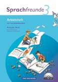 Sprachfreunde 3. Schuljahr. Neubearbeitung 2010. Ausgabe Nord (Berlin, Brandenburg, Mecklenburg-Vorpommern). Arbeitsheft mit CD-ROM