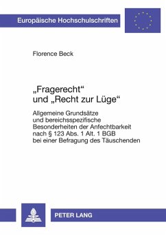 Cover 'Fragerecht' und 'Recht zur Lüge'