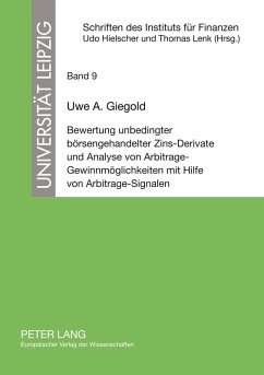 Cover Bewertung unbedingter börsengehandelter Zins-Derivate und Analyse von Arbitrage-Gewinnmöglichkeiten mit Hilfe von Arbitrage-Signalen