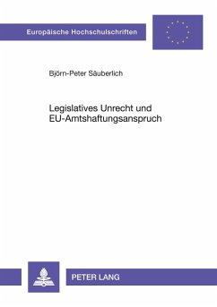 Cover Legislatives Unrecht und EU-Amtshaftungsanspruch