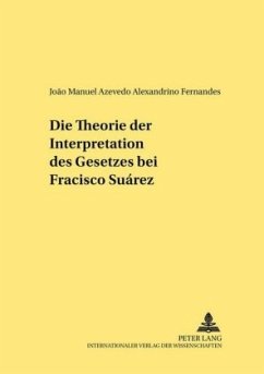 Die Theorie der Interpretation des Gesetzes bei Francisco Suárez - Fernandes, Joao