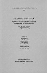 Bibliotheca Dissidentium VIII - Urban, Waclaw; Gmiterek, Henryk; Pietrzyk, Zdzislaw