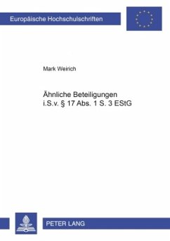 Cover Ähnliche Beteiligungen i.S.v. 17 Abs. 1 S. 3 EStG