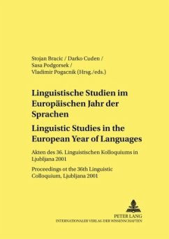 Cover Linguistische Studien im Europäischen Jahr der Sprachen / Linguistic Studies in the European Year of Languages